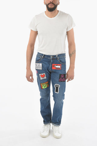 Jeans UNISEX con Patches 18cm