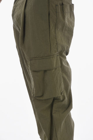 Single Pleat Nylon DARLING Cargo Pants