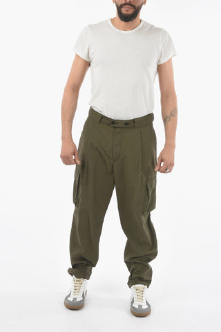 Single Pleat Nylon DARLING Cargo Pants