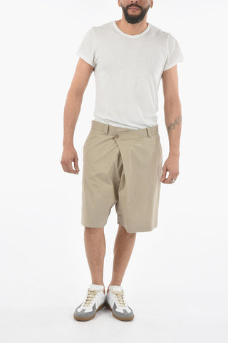 4-Taschen-Shorts AMELIA mit asymmetrischem Verschluss