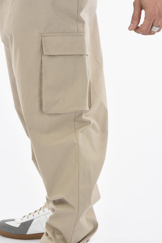 Asymmetrical Closure Low-Waist AMELIA Cargo Pants