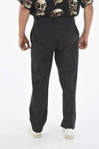 Pantaloni Wide Leg in Nylon