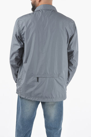 Mini checked RIP STOP Jacket with Snap Buttons