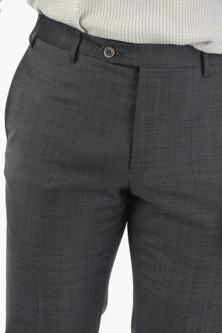 virgin wool side vents notch lapel ACADEMY 2-button suitABITI