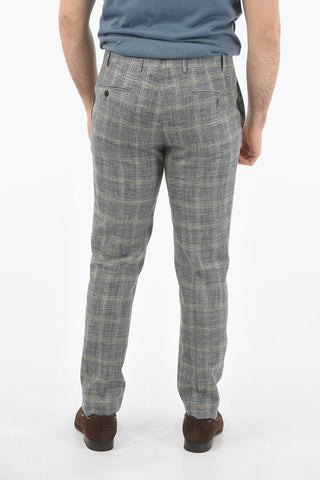 check GATE side vents notch lapel 2-button suit