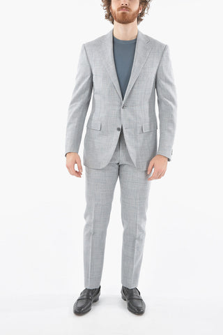 ACADEMY notch lapel belt loops 2-button suit