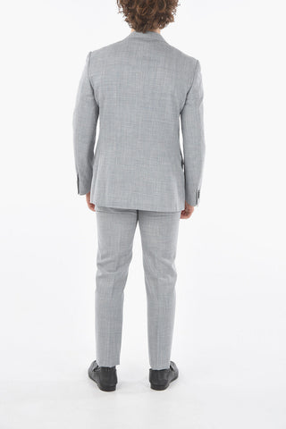 ACADEMY notch lapel belt loops 2-button suit