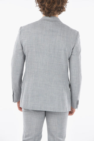 ACADEMY notch lapel belt loops 2-button suit