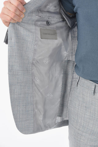 ACADEMY notch lapel belt loops 2-button suit