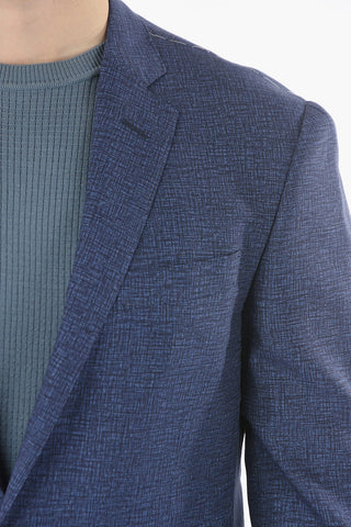 virgin wool ACADEMY SOFT side vents notch lapel 2-button suit
