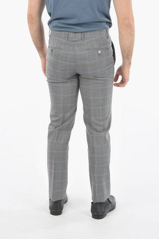 windowpane check virgin wool ACADEMY SOFT side vents 2-button suit
