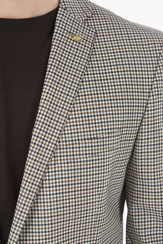 CC COLLECTION abito 2 bottoni RESET a quadri due spacchi revers classico