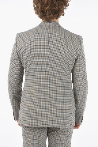 CC COLLECTION abito 2 bottoni RESET a quadri due spacchi revers classico