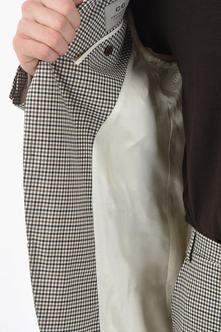 CC COLLECTION abito 2 bottoni RESET a quadri due spacchi revers classico