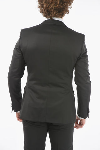 CC COLLECTION abito 1 bottone CERIMONIA RESET due spacchi revers a lancia