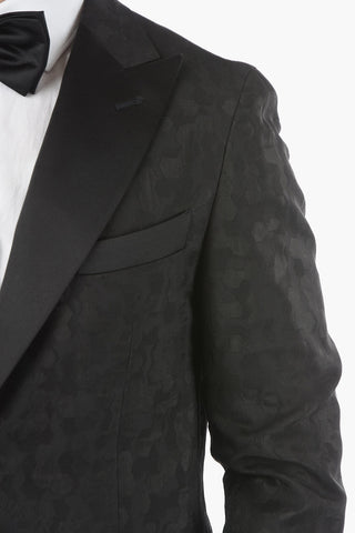 CC COLLECTION side vents peak lapel CERIM.REWARD tuxedo jacket