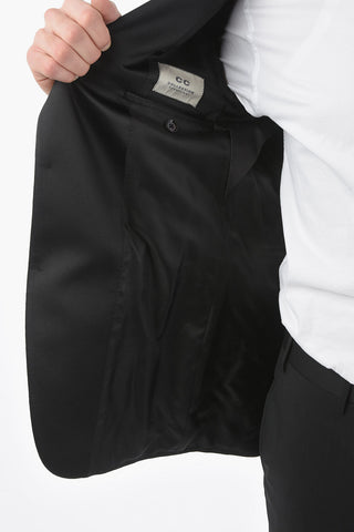 CC COLLECTION side vents peak lapel CERIM.REWARD tuxedo jacket