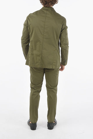 CC COLLECTION Stretch Cotton Two-Button Suit