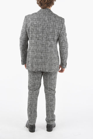 district check ACADEMY belt loops 2-button suit