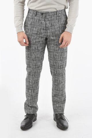district check ACADEMY belt loops 2-button suit