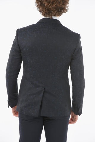 abito tre pezzi con gilet CERIM.ACADEMY uno spacco collo sciallato