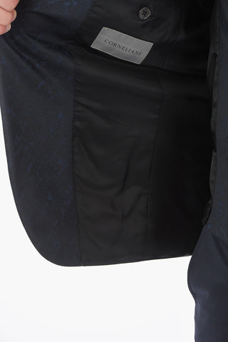 abito tre pezzi con gilet CERIM.ACADEMY uno spacco collo sciallato