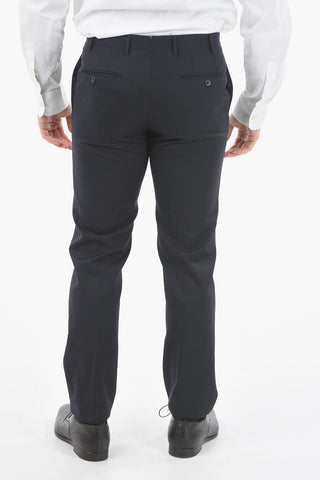 abito tre pezzi con gilet CERIM.ACADEMY uno spacco collo sciallato