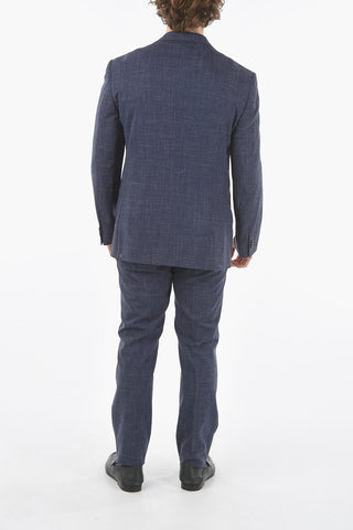 check notch lapel 2-button suit