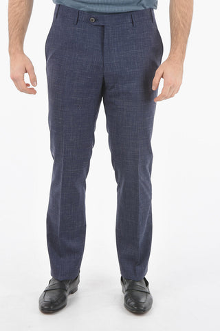 check notch lapel 2-button suit