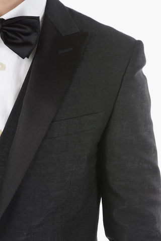 abito tre pezzi con gilet CERIM.ACADEMY lurex uno spacco revers a lancia
