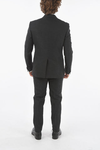 abito tre pezzi con gilet CERIM.ACADEMY lurex uno spacco revers a lancia