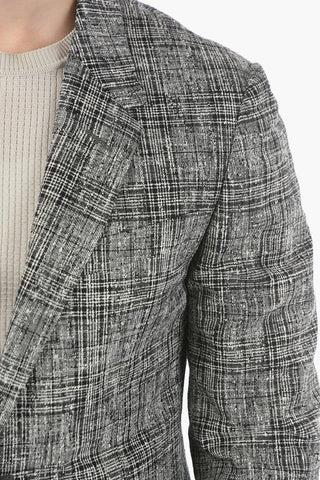 district check LOOK belt loops 2-button suit