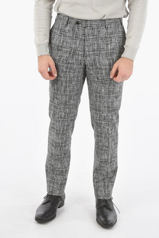 district check LOOK belt loops 2-button suit