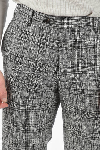 district check LOOK belt loops 2-button suit