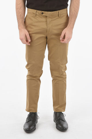 CC COLLECTION stretch cotton side vents 2-button suit