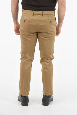 CC COLLECTION stretch cotton side vents 2-button suit