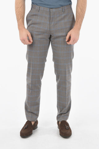 CC COLLECTION district check side vents notch lapel RESET 2-button suit