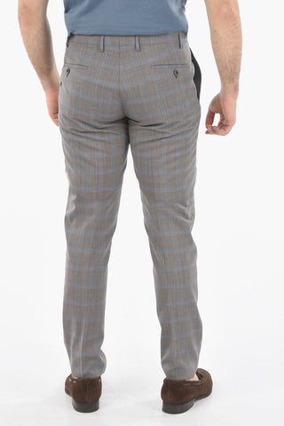 CC COLLECTION district check side vents notch lapel RESET 2-button suit