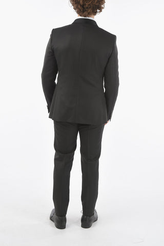 CC COLLECTION virgin wool CERIMONIA RESET shawl lapel 3 piece waistcoat suit
