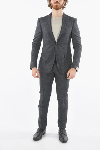 check ACADEMY side vents 2-button suit