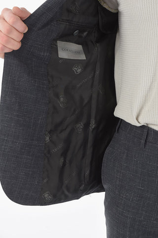 check ACADEMY side vents 2-button suit