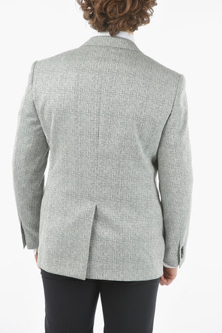 virgin wool CERIMONIA ACADEMY peak lapel 2-button suit