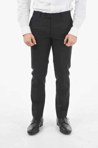 virgin wool CERIMONIA ACADEMY peak lapel 2-button suit