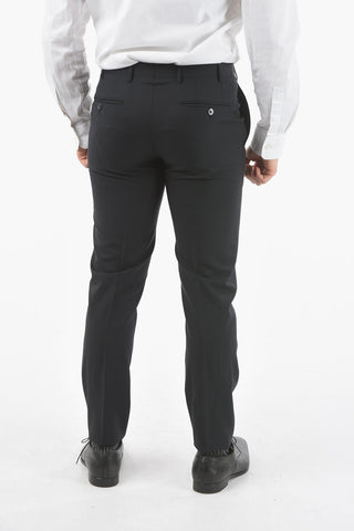 virgin wool CERIMONIA ACADEMY peak lapel 2-button suit
