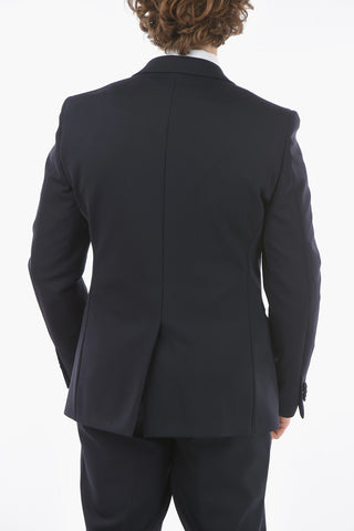 CC COLLECTION RESET CERIMONIA peak lapel 1-button suit With Drawstring on the Waist