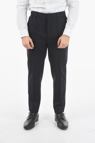 CC COLLECTION RESET CERIMONIA peak lapel 1-button suit With Drawstring on the Waist