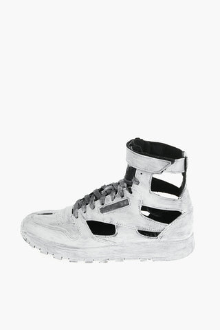 REEBOK Sneakers Alte Tabi In Pelle Con Cutout Effetto Vernice