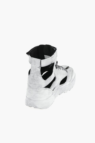 REEBOK Sneakers Alte Tabi In Pelle Con Cutout Effetto Vernice