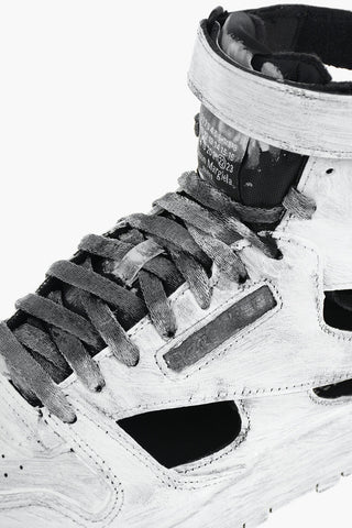 REEBOK Sneakers Alte Tabi In Pelle Con Cutout Effetto Vernice