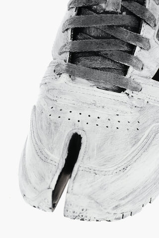 REEBOK Sneakers Alte Tabi In Pelle Con Cutout Effetto Vernice